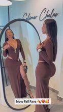 Load and play video in Gallery viewer, Chocolate Skirt Set (Brown)
