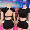 Lex Shorts Set (Black)