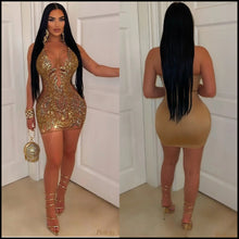 Load image into Gallery viewer, Goddess Diamond Dress (Gold)
