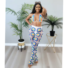 Load image into Gallery viewer, Top Girl Crochet Pant Set
