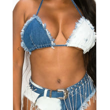 Load image into Gallery viewer, Hotties Denim 2pc Wear
