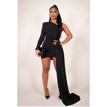 Load image into Gallery viewer, Elegance Dress (black)
