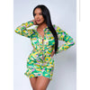 Colorful Girl Dress (Green)
