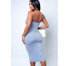 Load image into Gallery viewer, Comfy Tube Dress (blue)
