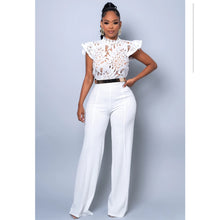 Load image into Gallery viewer, Fancy Girl Jumpsuit (white)
