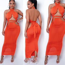 Load image into Gallery viewer, Wifey Skirt Set (orange)
