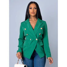 Load image into Gallery viewer, Watch Me Work Blazer (Green)
