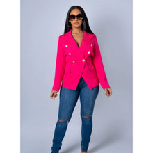 Load image into Gallery viewer, Watch Me Work Blazer (Pink)
