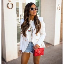 Load image into Gallery viewer, Watch Me Work Blazer (White)
