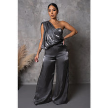 Load image into Gallery viewer, Not On Your Level Jumpsuit (Silver)

