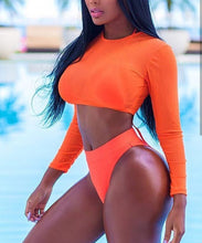 Load image into Gallery viewer, Orange Crush Swimwear Set
