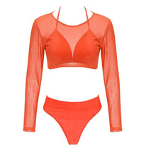 Load image into Gallery viewer, Orange Crush Swimwear Set
