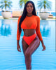 Orange Crush Swimwear Set