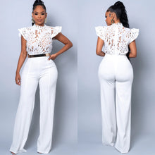 Load image into Gallery viewer, Fancy Girl Jumpsuit (white)
