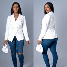 Load image into Gallery viewer, Watch Me Work Blazer (White)
