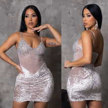 Load image into Gallery viewer, Karma Mini Dress (Silver)
