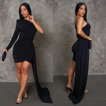 Load image into Gallery viewer, Elegance Dress (black)

